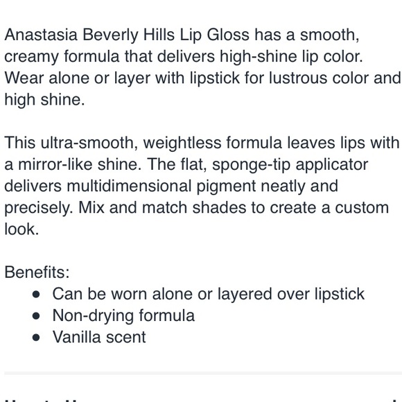 Anastasia Beverly Hills Lip Gloss Sunscape - Picture 16 of 16